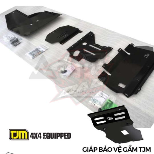 Bộ Giáp bảo vệ gầm TJM 4 tấm cho Nissan Navara NP300 (2015+)